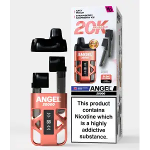 Coral Edition Angel 20000 Rechargeable Disposable Pod Kit